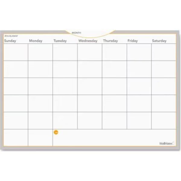 AT-A-GLANCE® WallMates Self-Adhesive Dry Erase Monthly Planning Surface, 36 x 24, At-A-Glance, Mfr#: AW602028